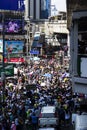 Protestors at Asoke Bangkok