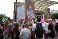 Protesters gather in defiance of abortion ban Royalty Free Stock Photo