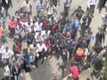 Protestors in Narobi Royalty Free Stock Photo