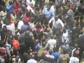 Protestors in Narobi Royalty Free Stock Photo
