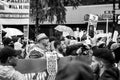Washington, DC - 10-14-2023: Protestors at Palestine march in Washington DC Royalty Free Stock Photo