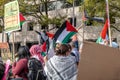 Washington, DC - 11-4-2023: Protestors at Pro-Palestine March Royalty Free Stock Photo