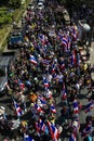 Protestors on Sukhumvit Road