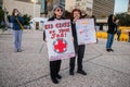 Protests against the Red Cross, Tel Aviv, Israel Ã¢â¬â 31 Dec, 202 Royalty Free Stock Photo