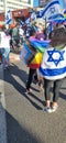 Protests against reform of a judicial system and religious dictate in Israel