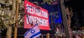 Protests against reform of a judicial system and religious dictate in Israel