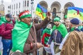 Algerians protesting against Bouteflika's regime in Algiers