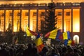 Protests in Bucharest Royalty Free Stock Photo