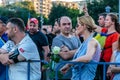 Protests in Bucharest Romania against the corrupt government - August / 11 / 2018 Royalty Free Stock Photo