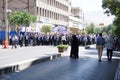 The protests in Shiraz in Iran Royalty Free Stock Photo