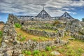 Proto-historic settlement in Sanfins de Ferreira Royalty Free Stock Photo