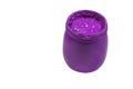 Proton Purple color of plastisol ink with clipping path.