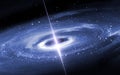 Protoplanetary disk. New planetary system Royalty Free Stock Photo