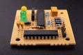 Prototype circuit card through hole