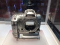 The prototype magnesium alloy of Canon D1 camera Royalty Free Stock Photo