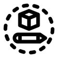 Prototyping, Product Design, Modeling Outline Icon