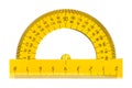 Protractor ruler Royalty Free Stock Photo