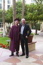 Proud Father at Son's College Graduation