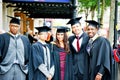 Proud friends and graduates