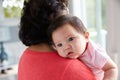 Proud Grandmother Holding Baby Granddaughter