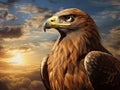 Proud looking golden eagle Royalty Free Stock Photo