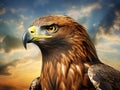 Proud looking golden eagle Royalty Free Stock Photo