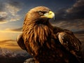 Proud looking golden eagle Royalty Free Stock Photo