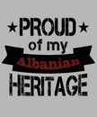 Proud of my Albanian heritage