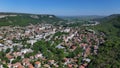 Provadia Bulgaria drone view panorama Royalty Free Stock Photo