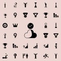 proven cloud icon. Sucsess and awards icons universal set for web and mobile Royalty Free Stock Photo
