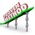 Proven Method Process Procedure Team Lifting Arrow Royalty Free Stock Photo