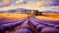 Provencal Dreams: A Breathtaking Canvas of French Lavender Meadows