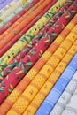 Provencal fabrics Royalty Free Stock Photo