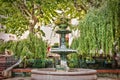 Provencal fountain, Bandol France Royalty Free Stock Photo