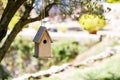 Provencal garden of small typical town in Provence, France. Beautiful village, with french cute details. Royalty Free Stock Photo