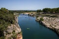 people swimming on boats on calm river in provence france