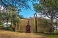 Regagnas mountain-Chapel Saint-Jean-du-Puy Royalty Free Stock Photo