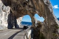 Provence mountain road arches view