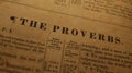 The Proverbs