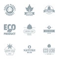 Proviant logo set, simple style Royalty Free Stock Photo