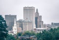 Providence rhode island city skyline in october 2017 Royalty Free Stock Photo