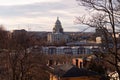 Providence Rhode Island Skyline with the State Capitol Building Royalty Free Stock Photo