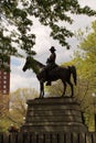 Providence RI, Ambrose Burnside Statue, Providence RI Royalty Free Stock Photo