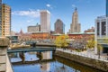 Providence Skyline Royalty Free Stock Photo