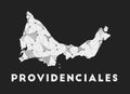 Providenciales - communication network map of.