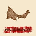 Providenciales distressed map.