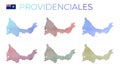 Providenciales dotted map set.