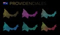 Providenciales dotted map set.