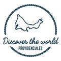Providenciales Map Outline. Vintage Discover the.