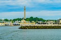 Provincetown Marina and Pilgrim Monument, Provincetown MA US